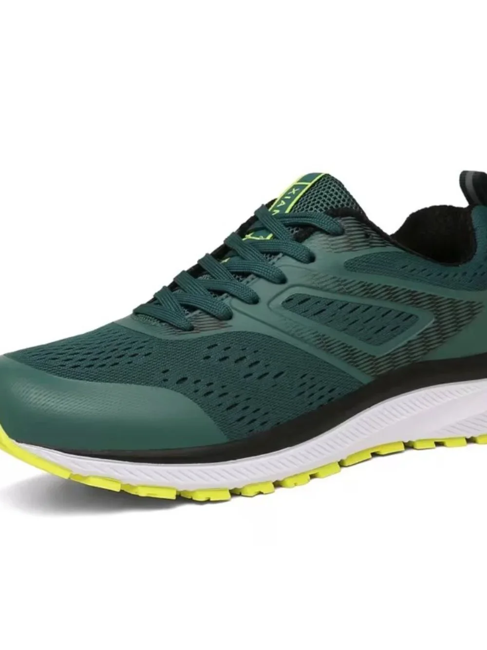 Xianv Men's US 8-11.5 Dark Green Walking Shoes Lightweight Breathable Athletic R